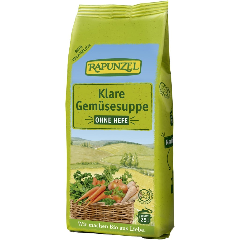 Amestec de legume pentru supa clara fara drojdie vegan, eco - Rapunzel
