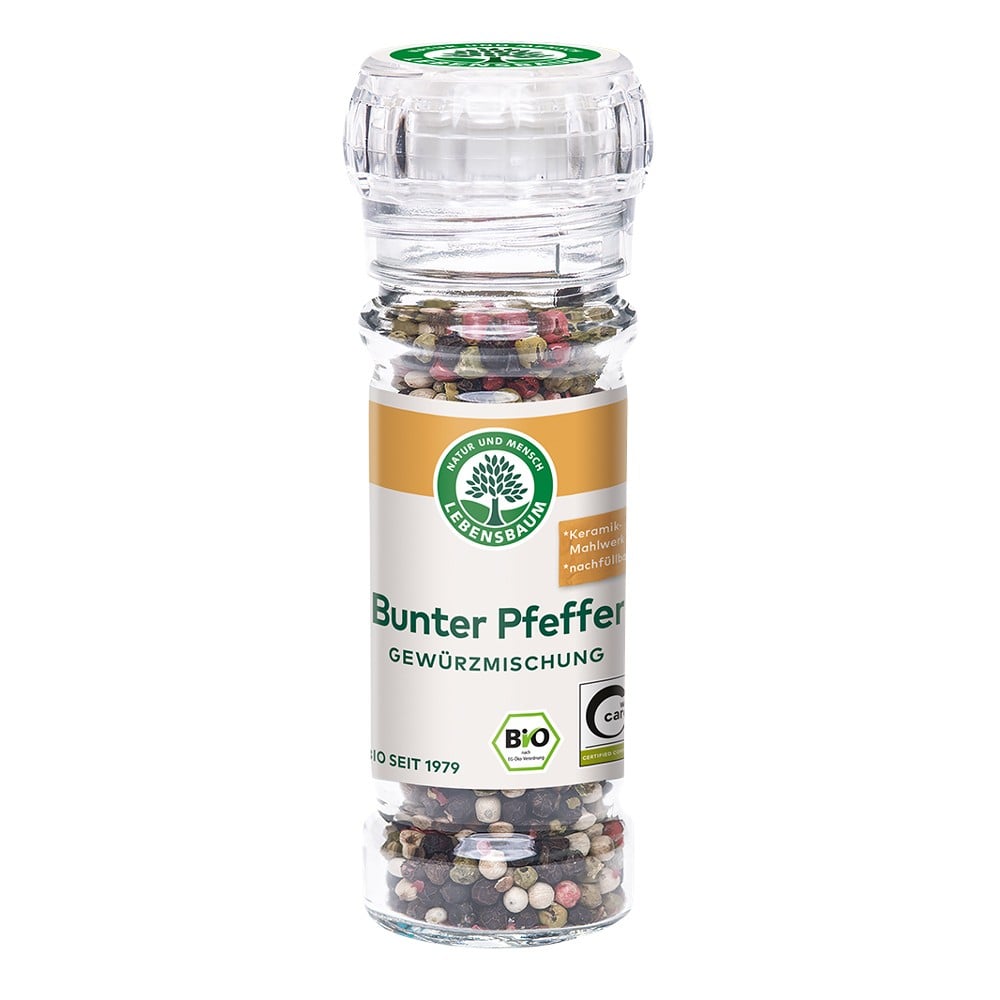 Amestec de piper boabe in rasnita de sticla, eco - Lebensbaum