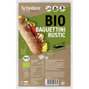 Baguettini rustice 2 bucati fara gluten, eco - Schnitzer