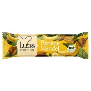 Baton cu banana si migdale fara gluten, eco - Lubs
