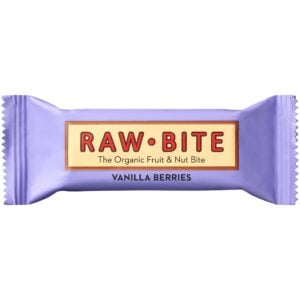Baton cu fructe de padure nuci si vanilie fara zahar adaugat, eco - Raw Bite