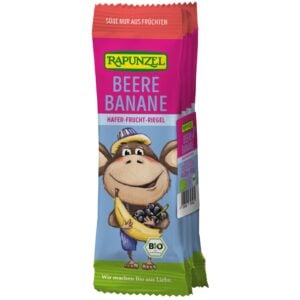 Baton cu ovaz fructe de padure si banane pentru copii 3 ani 4x23g, eco - Rapunzel