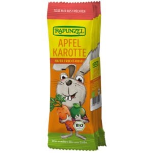 Baton cu ovaz mere si morcovi pentru copii 3 ani 4x23g, eco - Rapunzel