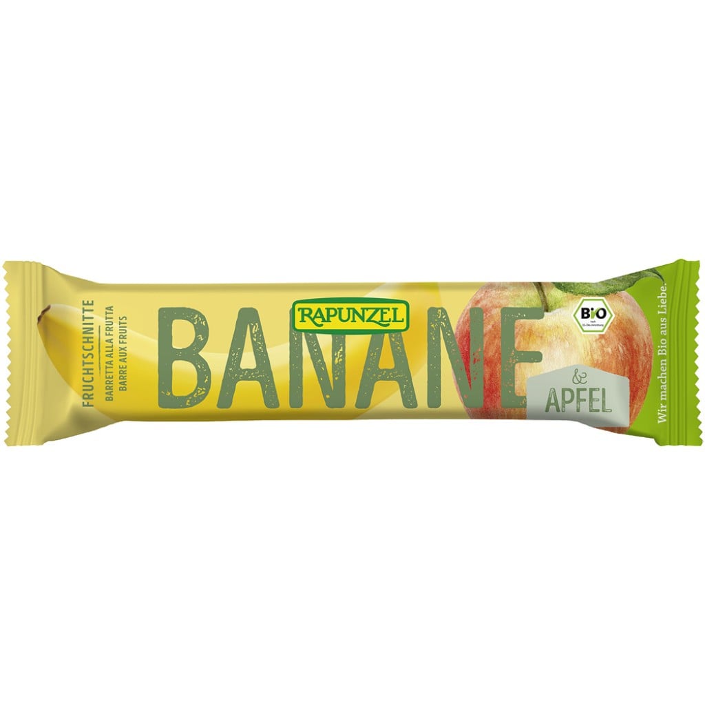 Baton de fructe cu banana si mar, eco - Rapunzel