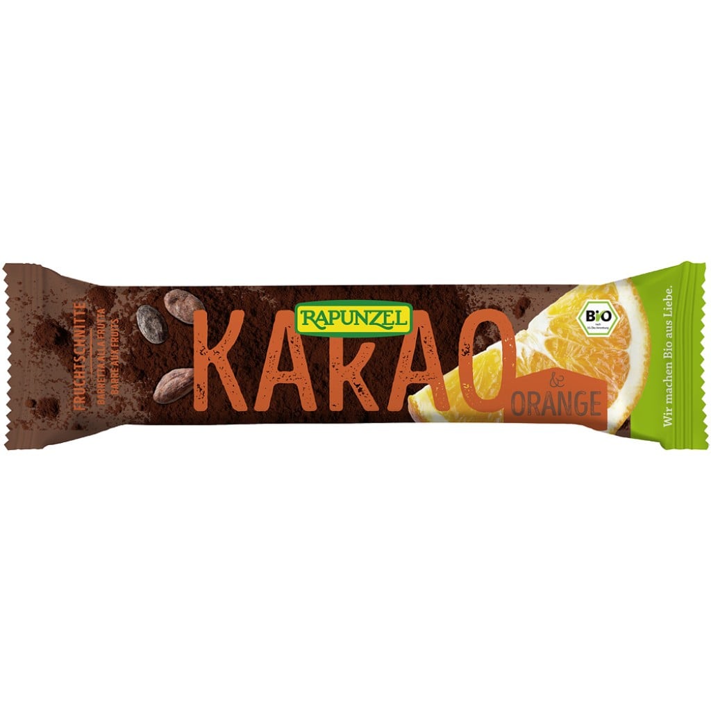 Baton de fructe cu cacao si portocale, eco - Rapunzel