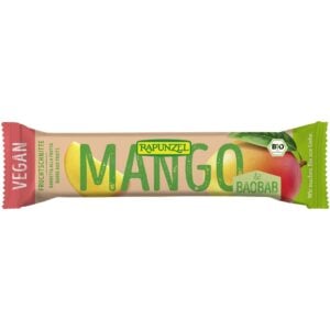 Baton de fructe cu mango si baobab, eco - Rapunzel