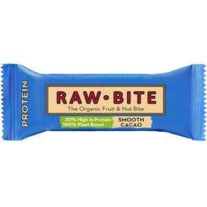 Baton proteic 20% cu fructe nuci si cacao fara gluten fara zahar adaugat, eco - Raw Bite