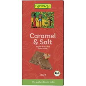Baton vegan cu cacao ovaz si caramel sarat, eco - Rapunzel