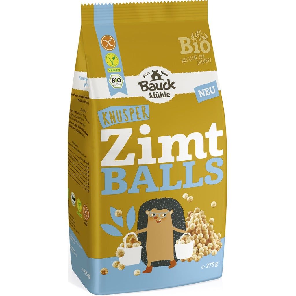 Bilute crocante de ovaz cu scortisoara fara gluten, eco - BauckHof
