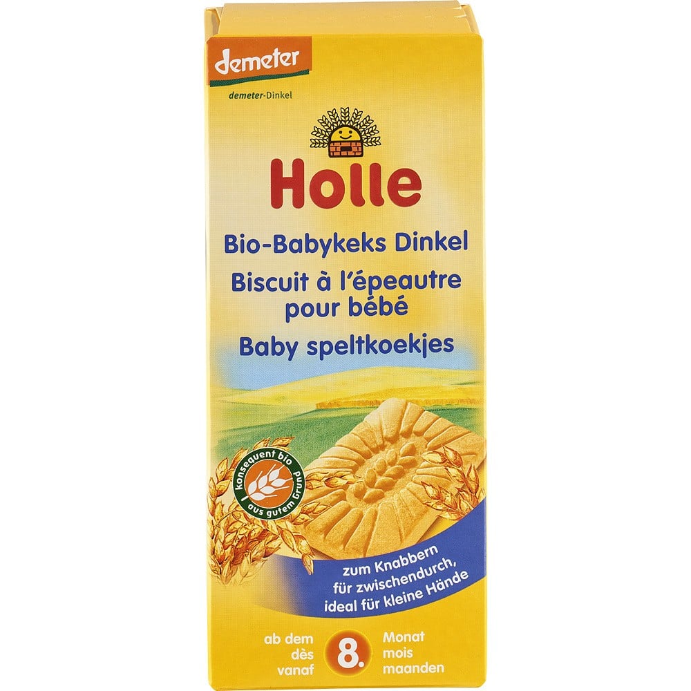 Biscuiti cu spelta pentru copii 8 luni, eco - Holle
