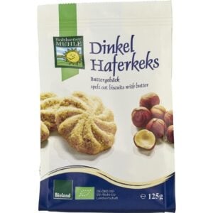 Biscuiti fragezi cu unt din ovaz si spelta , eco - Bohlsener Muehle
