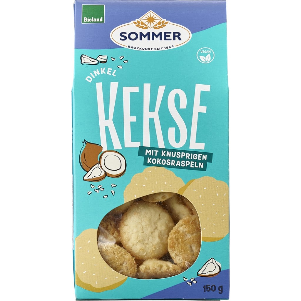 Biscuiti vegani cu nuca de cocos, eco - Sommer
