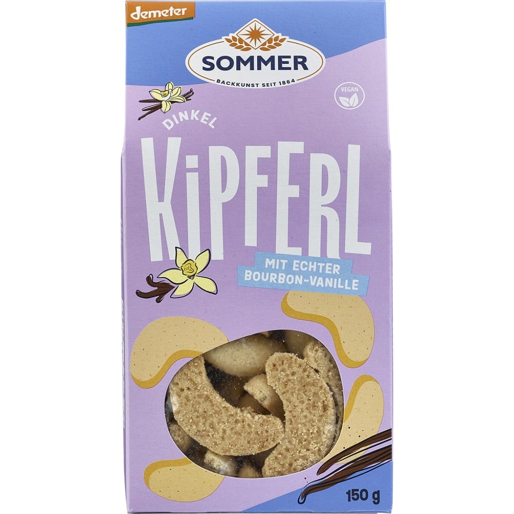Biscuiti vegani cu spelta si vanilie Demeter, eco - Sommer