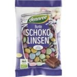 Bomboane colorate cu ciocolata de lapte, eco - Dennree