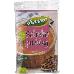 Budinca de cacao fara gluten 3x45g, eco - Dennree
