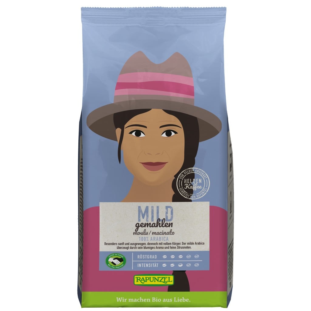 Cafea Arabica delicata macinata, eco - Rapunzel