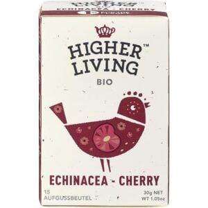 Ceai de echinaceea si cirese 15 plicuri, eco - Higher Living