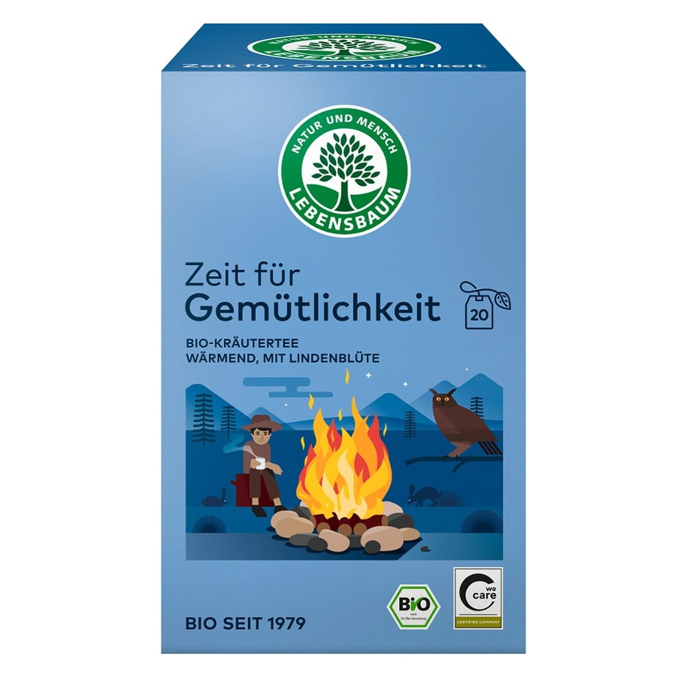 Ceai de plante si flori de tei 20 plicuri, eco - Lebensbaum