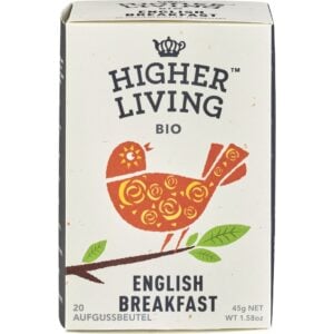 Ceai English Breakfast 20 plicuri, eco - Higher Living