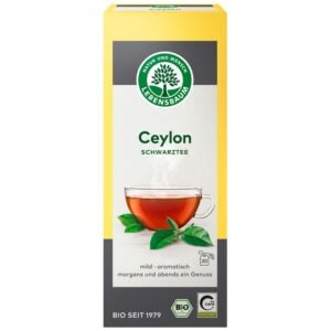 Ceai negru Ceylon 20 plicuri, eco - Lebensbaum