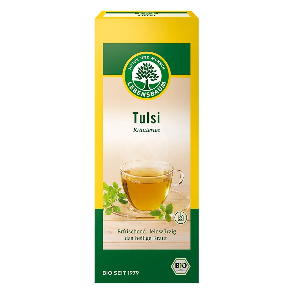 Ceai Tulsi Busuioc Indian 20 plicuri, eco - Lebensbaum