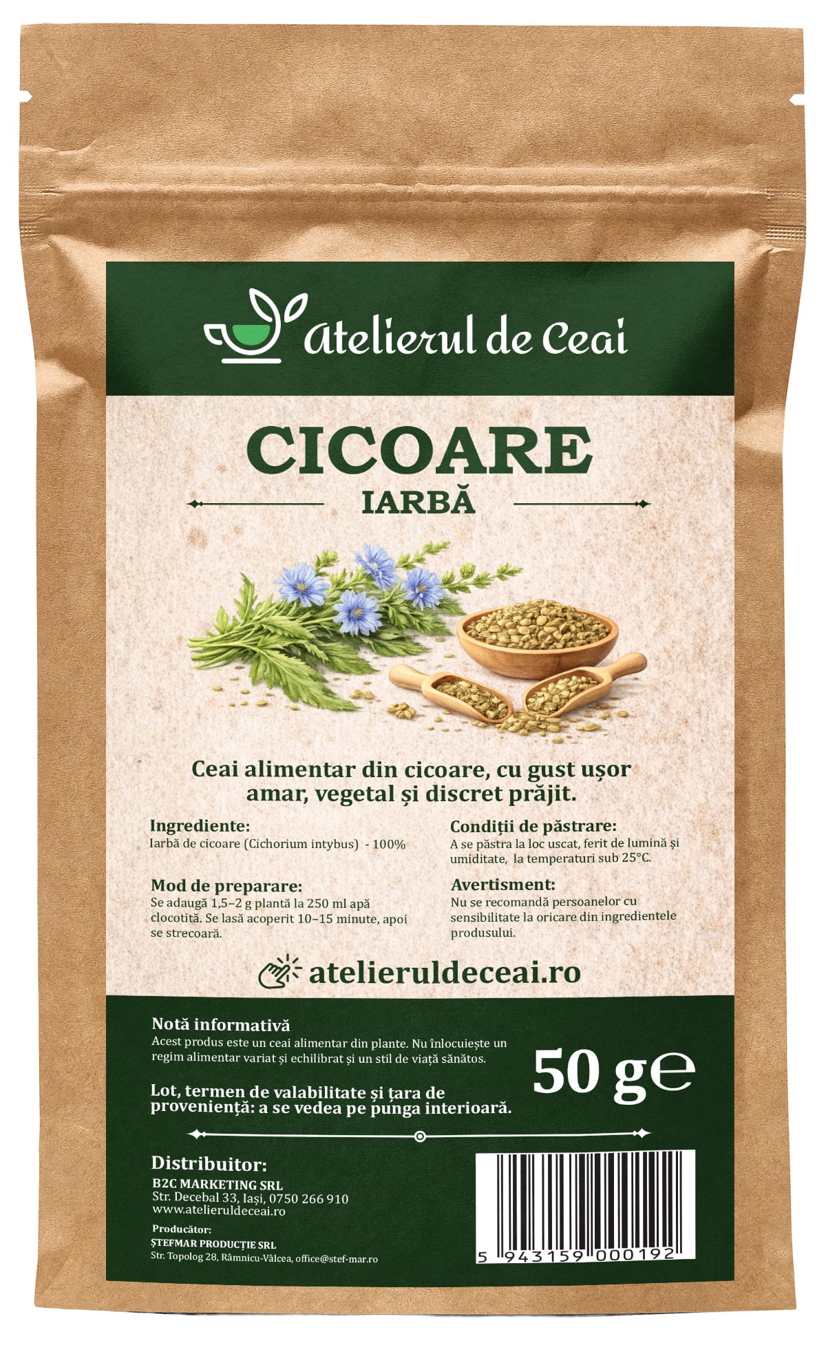 Ceai de iarbă de cicoare