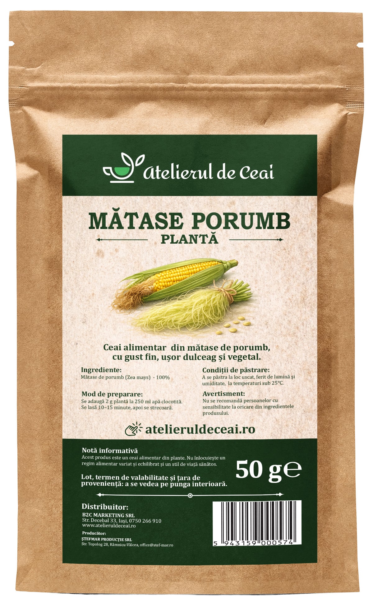 Ceai de mătase de porumb