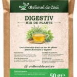 Ceai digestiv - mix de plante pentru balonare și digestie