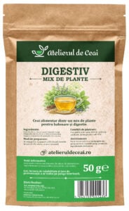 Ceai digestiv - mix de plante pentru balonare și digestie