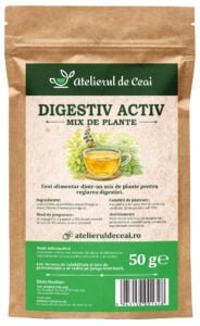 Ceai digestiv activ - mix de plante digestive