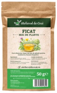 Ceai ficat - mix de plante pentru susținerea digestiei