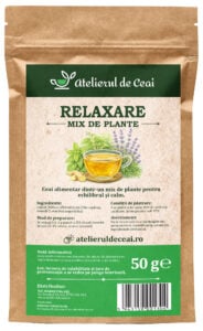 Ceai relaxare - mix de plante pentru echilibru și calm