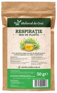 Ceai respirație - mix de plante pentru gât și căi respiratorii