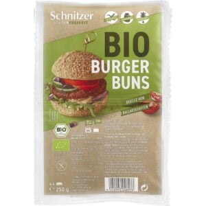 Chifle pentru hamburger fara gluten 4 bucati, eco - Schnitzer