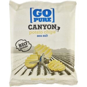 Chips-uri Canyon din cartofi cu sare de mare fara gluten, eco - GoPure