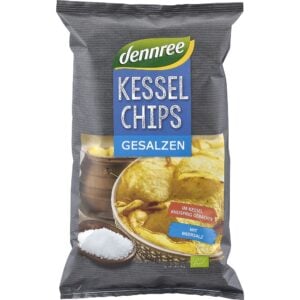 Chipsuri de cartofi cu sare de mare, eco - Dennree