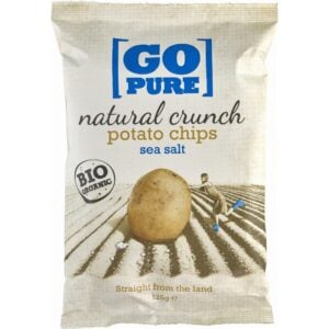 Chipsuri din cartofi cu sare coapte manual fara gluten, eco - GoPure