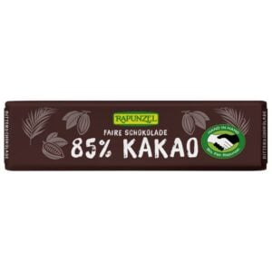 Ciocolata amaruie mica 85 % cacao vegan, eco - Rapunzel
