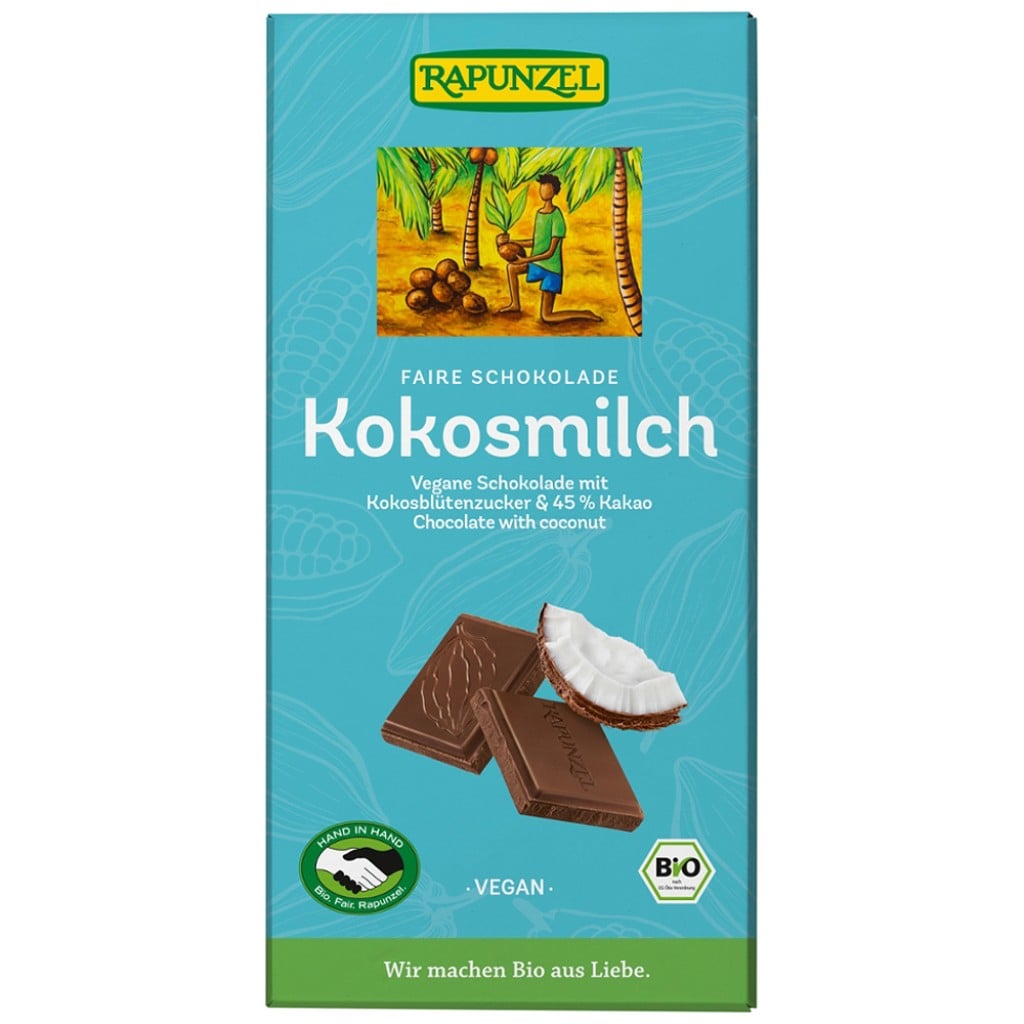 Ciocolata cu bautura de cocos, eco - Rapunzel