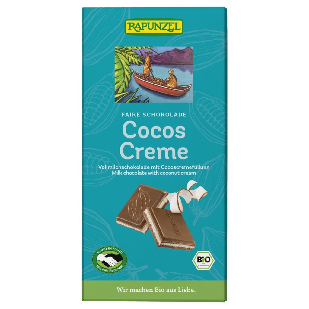 Ciocolata cu crema de cocos, eco - Rapunzel