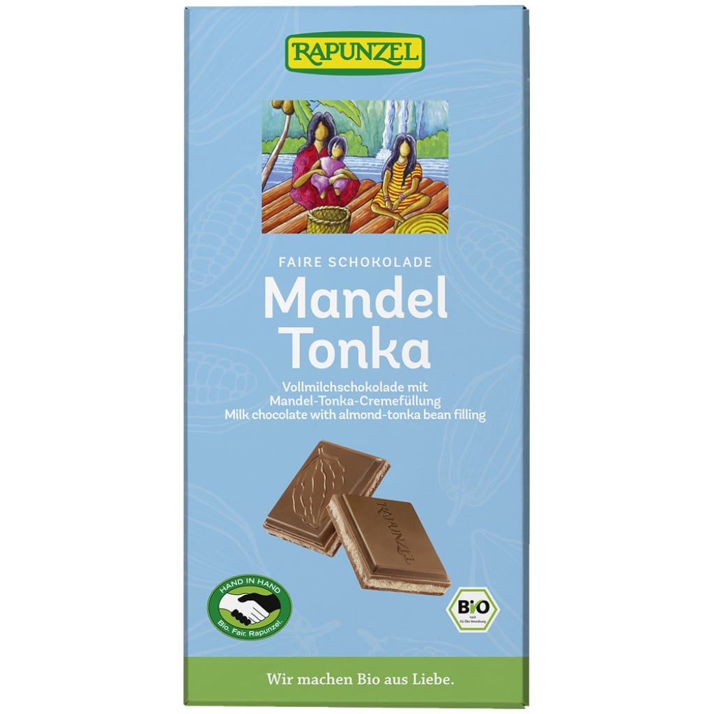 Ciocolata cu crema de migdale si tonka, eco - Rapunzel
