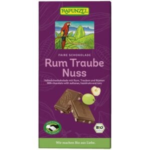 Ciocolata cu stafide alune si rom, eco - Rapunzel