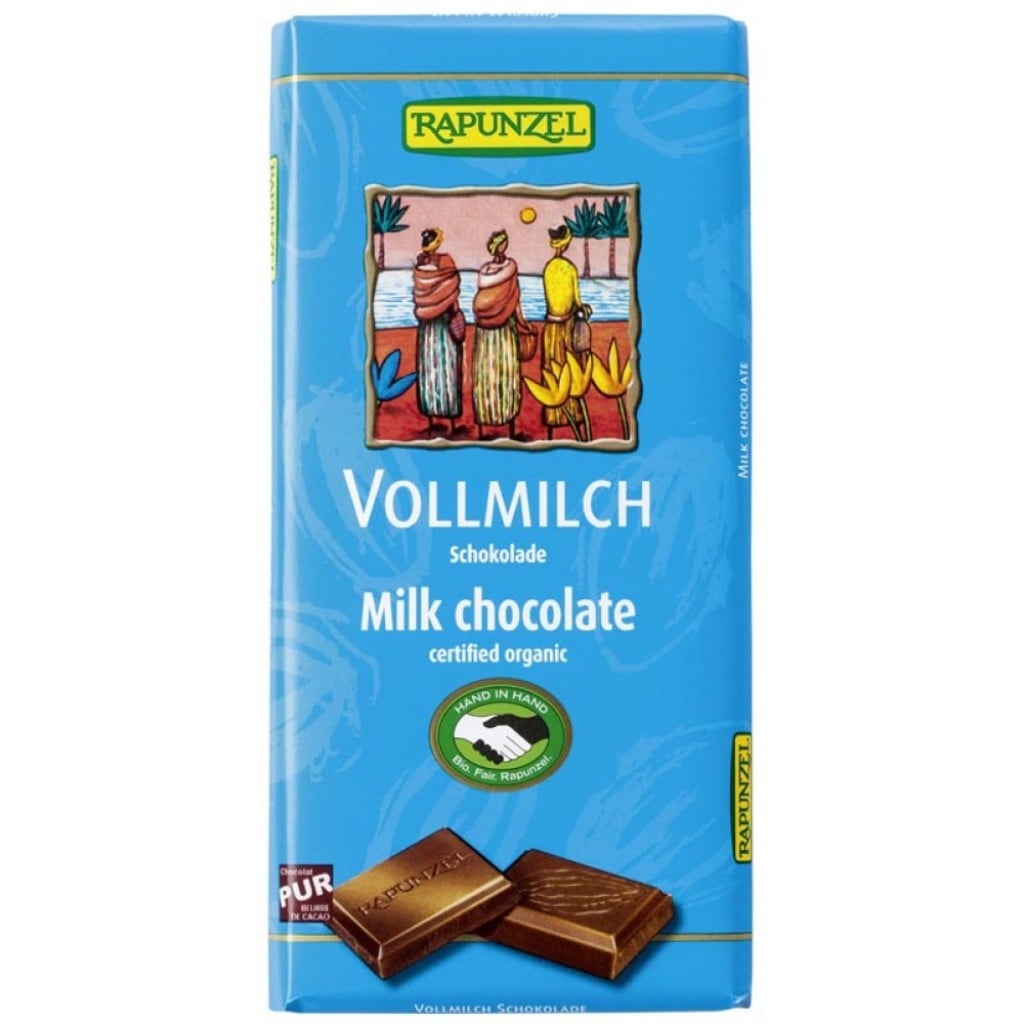Ciocolata din lapte integral, eco - Rapunzel