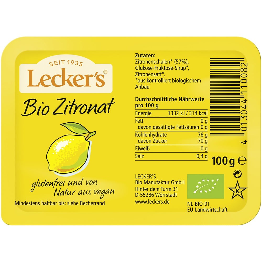 Coaja de lamaie confiata vegan si fara gluten, eco - Leckers