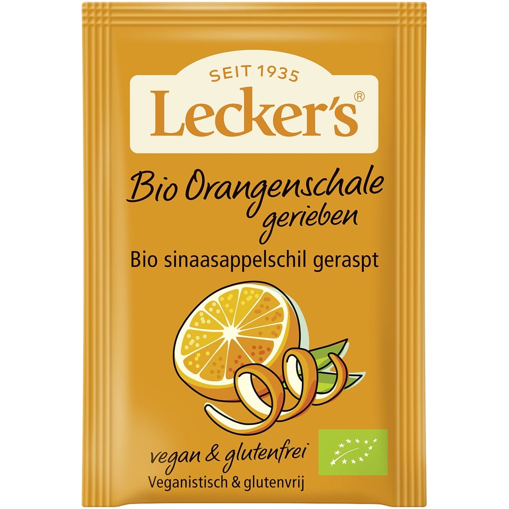 Coaja de portocala rasa fara gluten, eco - Leckers