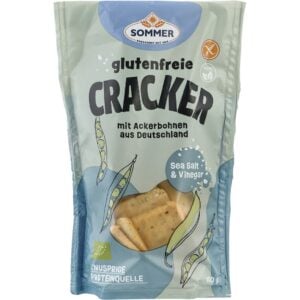 Crackers cu  fasole si cu sare de mare fara gluten, eco - Sommer