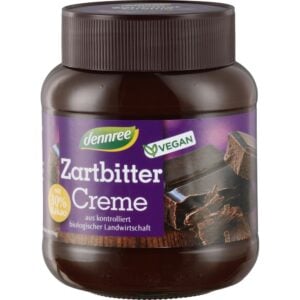 Crema de ciocolata amaruie vegana, eco - Dennree