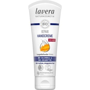 Crema de maini cu reparatoare cu galbenele bio si unt de shea bio - Lavera