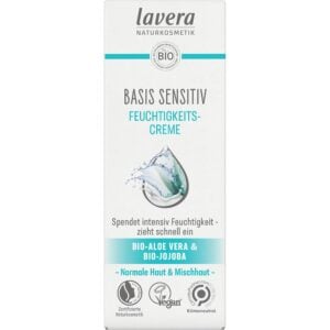 Crema hidratanta sensitiv cu aloe vera bio si jojoba bio pentru ten normal si mixt - Lavera
