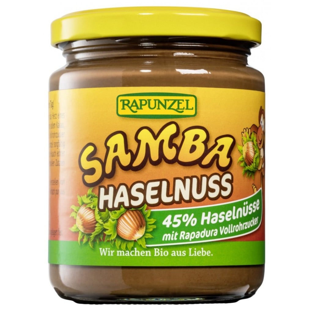 Crema Samba cu alune si ciocolata, eco - Rapunzel